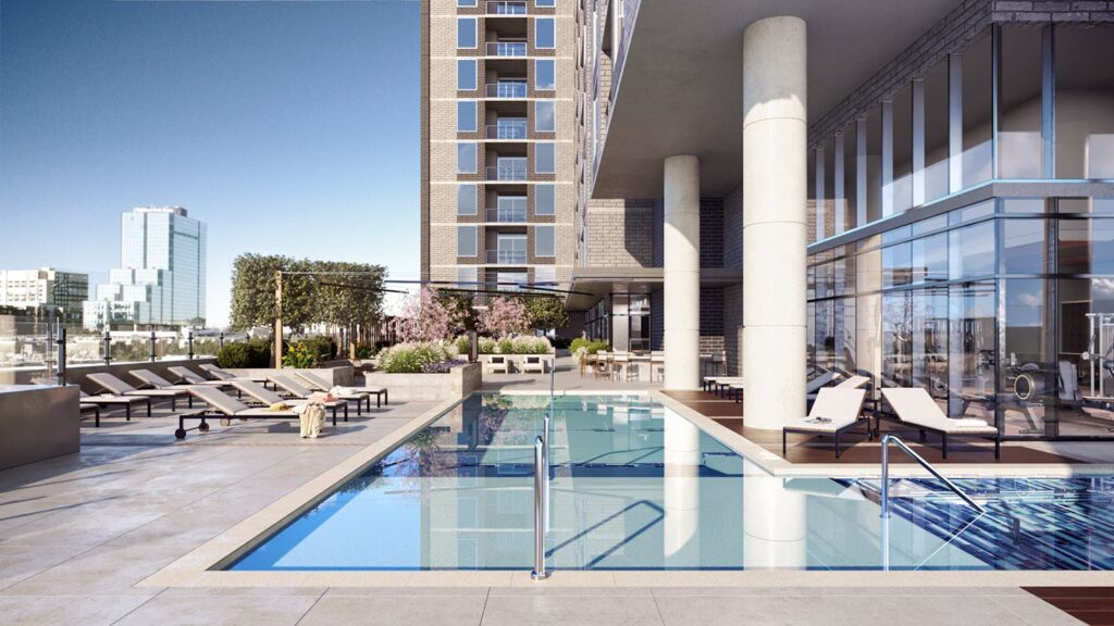 Apartment highrise debuts near Dallas’ Knox Street district Southern