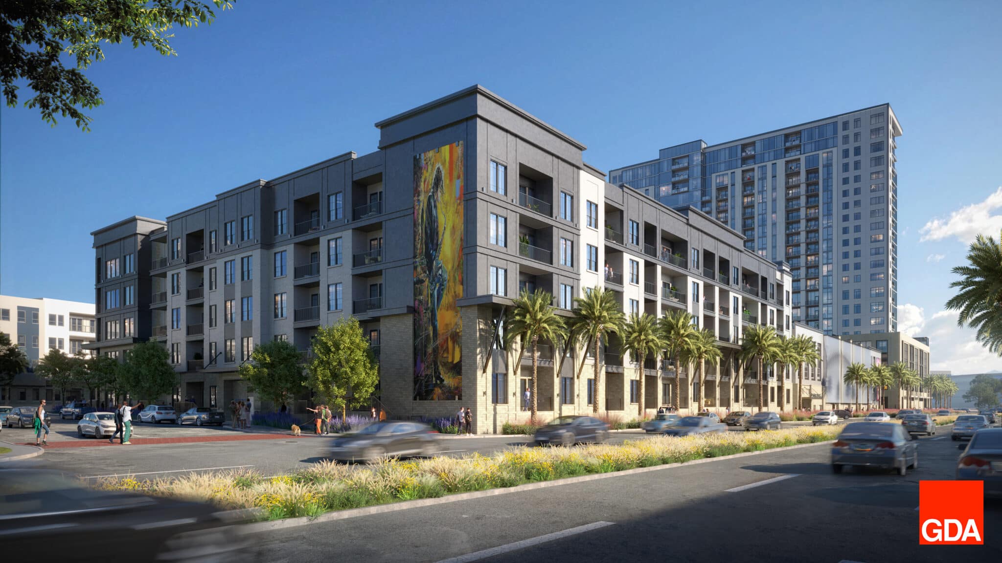 Beautiful view of Industrial Luxury Apartment Complexes For Rent